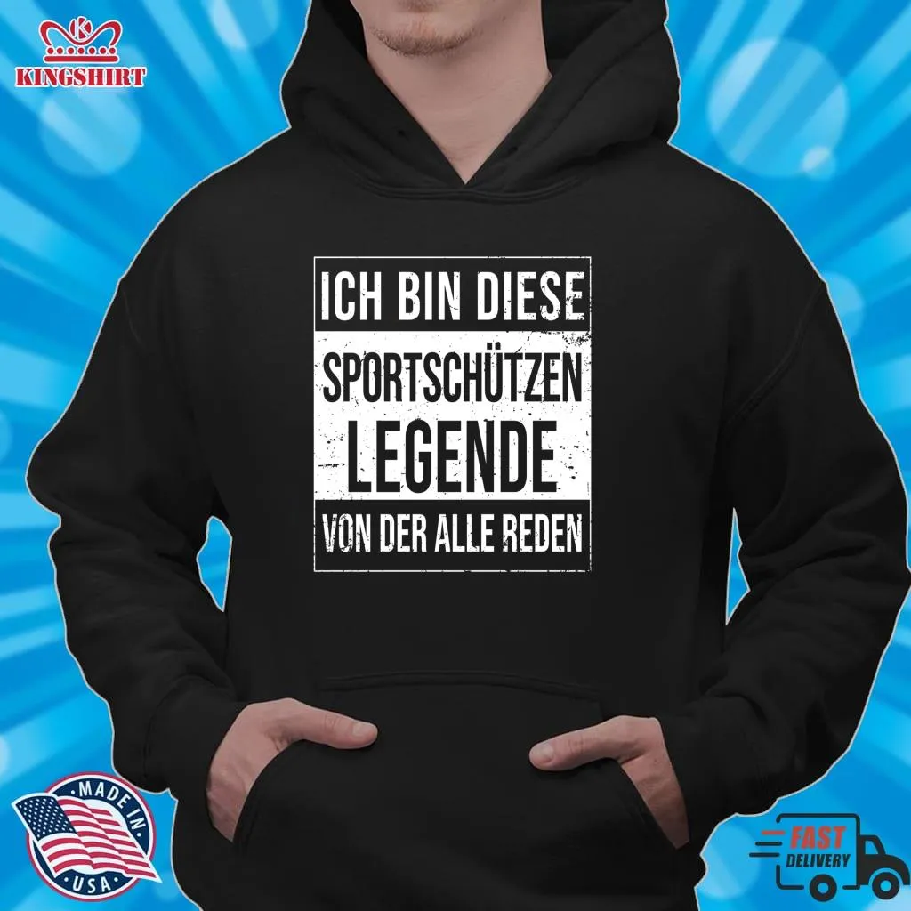 Top Schtzenverein Schtzensport Born Legend Sportschtzen Lightweight Sweatshirt Plus Size