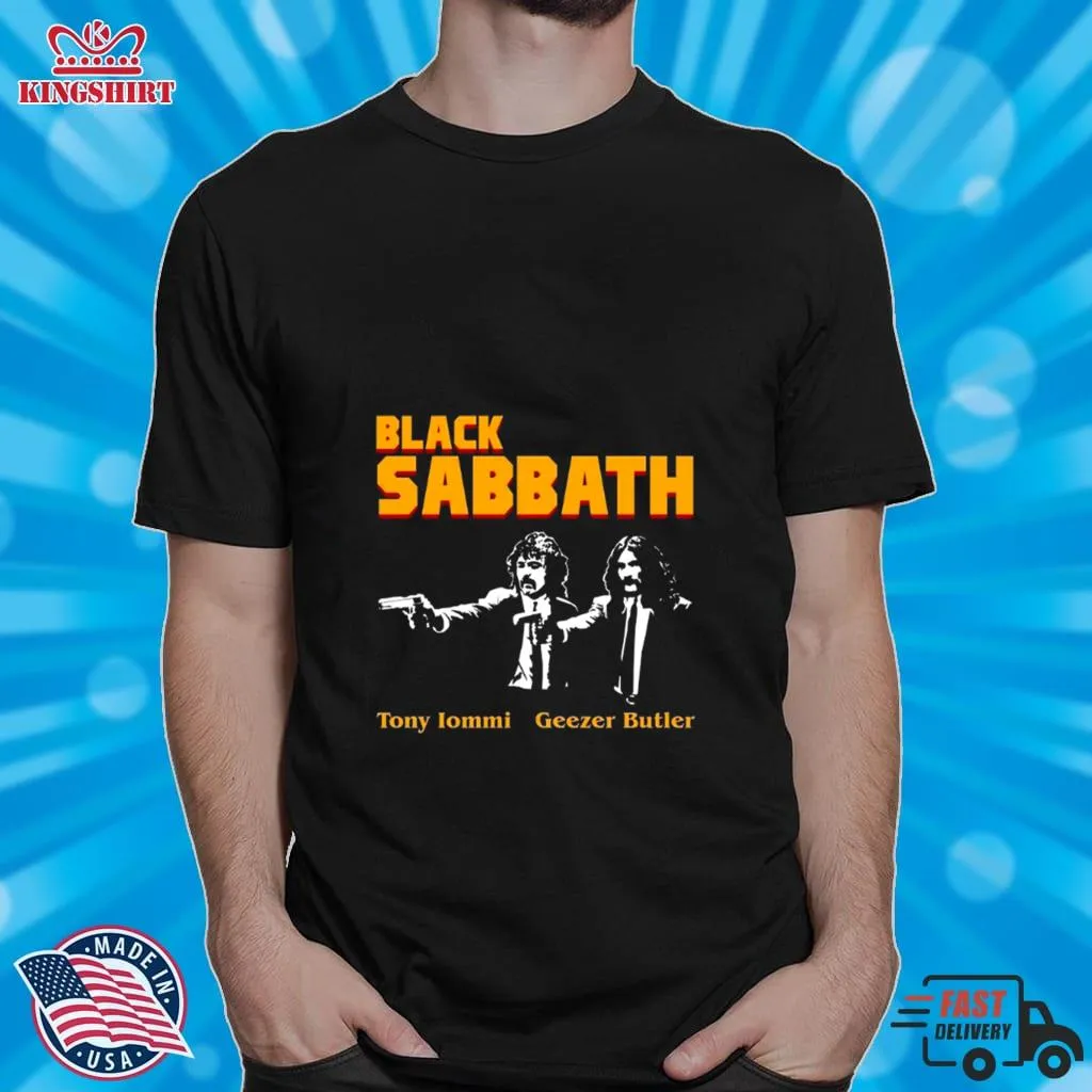 Funny Tony Iommi And Geezer Butler Black Sabbath Shirt Unisex Tshirt