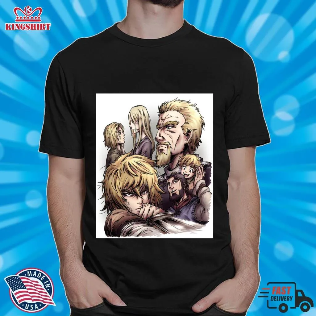 Awesome Vinland Saga  Classic T Shirt Size up S to 4XL