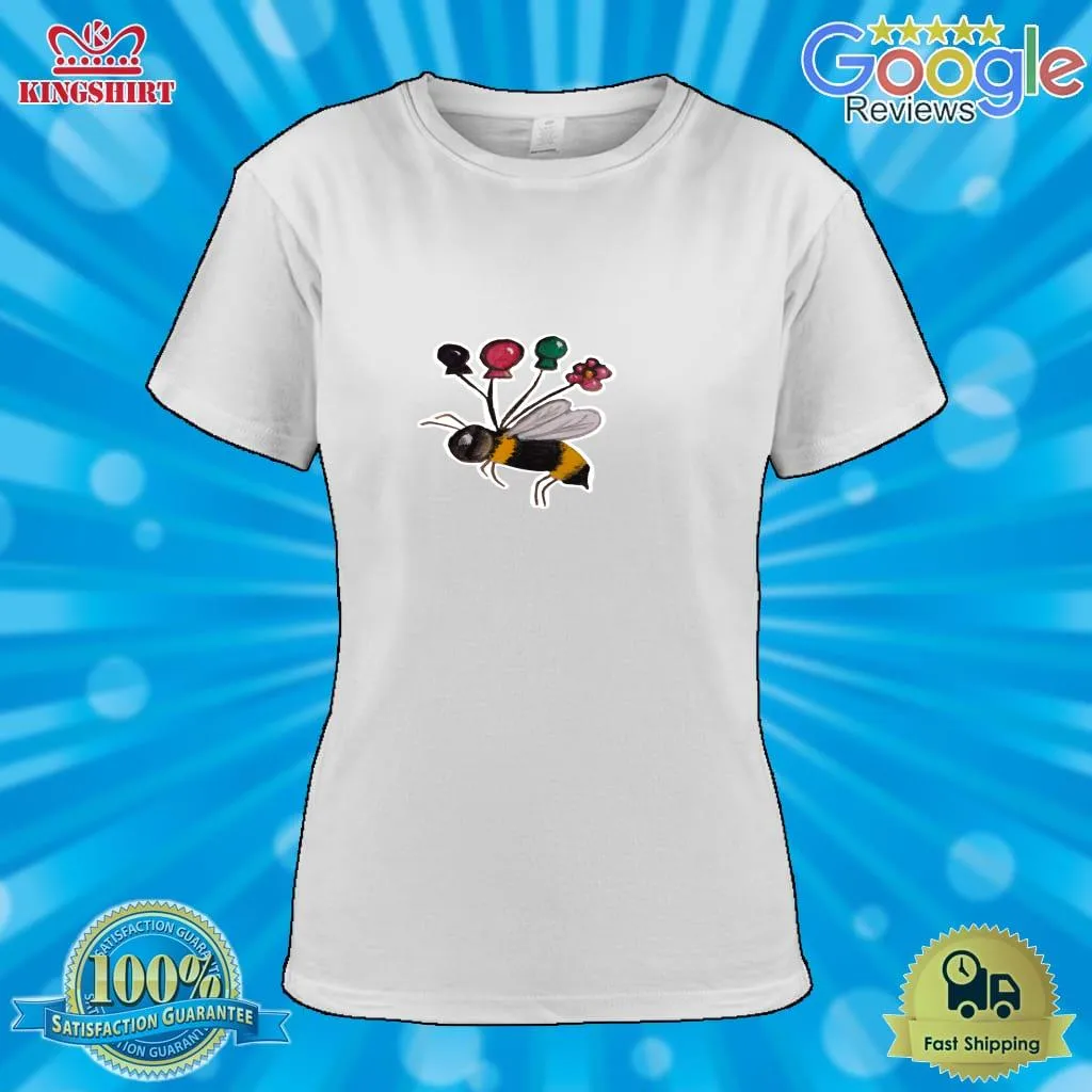 Vintage Balloon Bee Classic T Shirt Size up S to 4XL