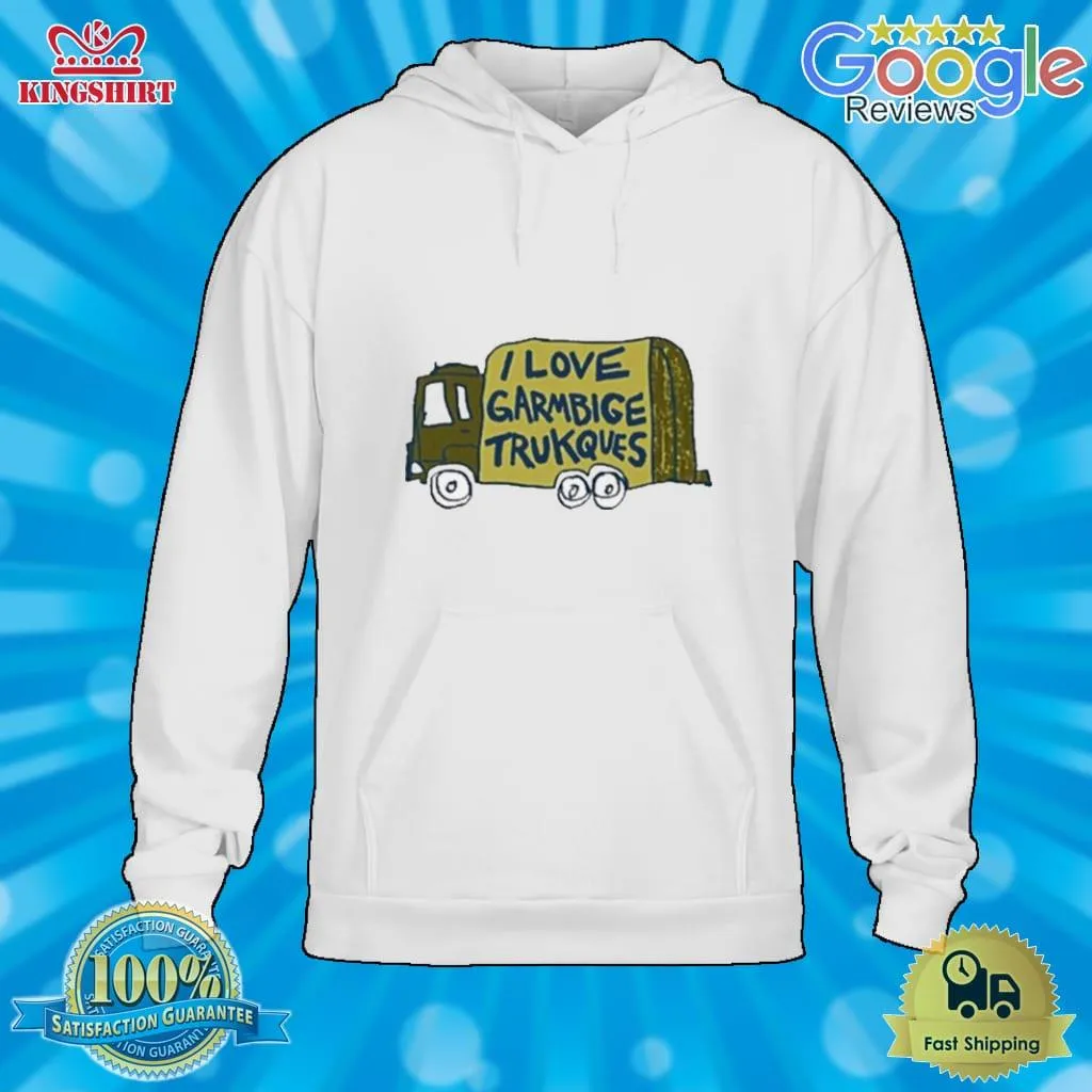 Awesome I Love Garbage Trucks Official Shirt Long Sleeve