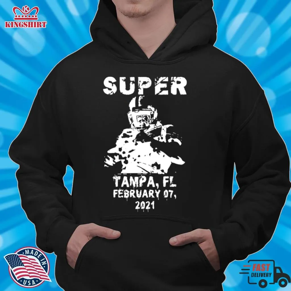 Love Shirt Super Big Game Arrow Feb 7 2021 Football Tampa Bowl Play Shirt Youth Hoodie