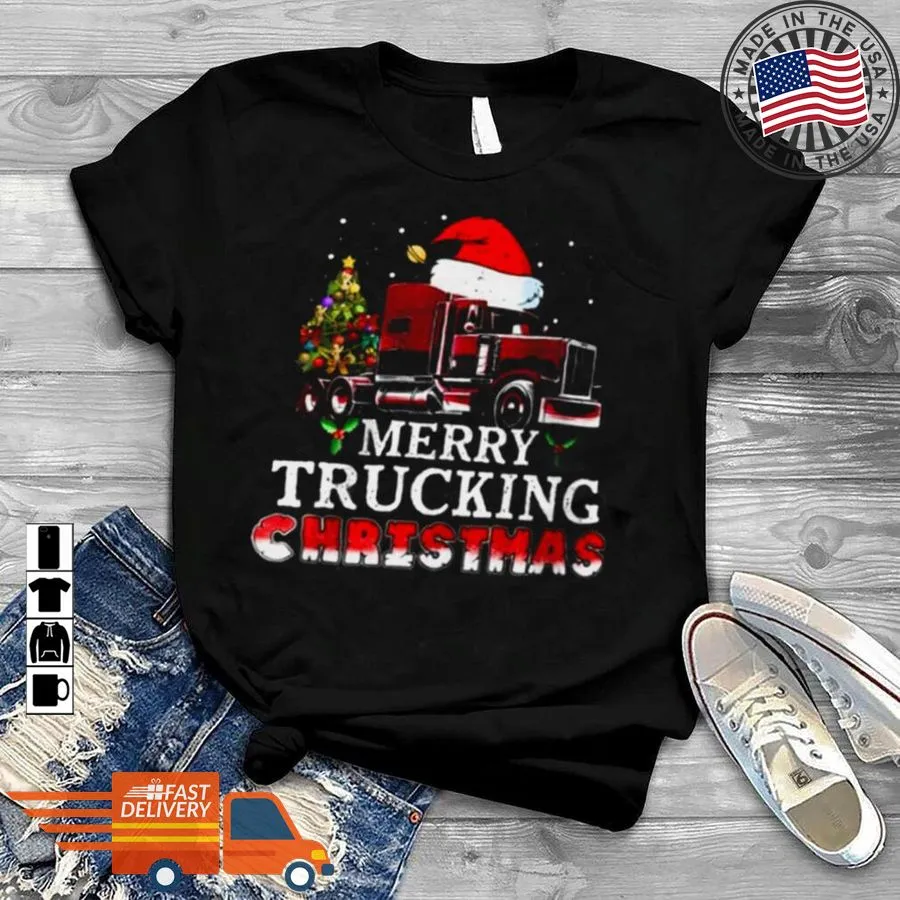 Love Shirt Trucker Christmas T Shirt Youth Hoodie
