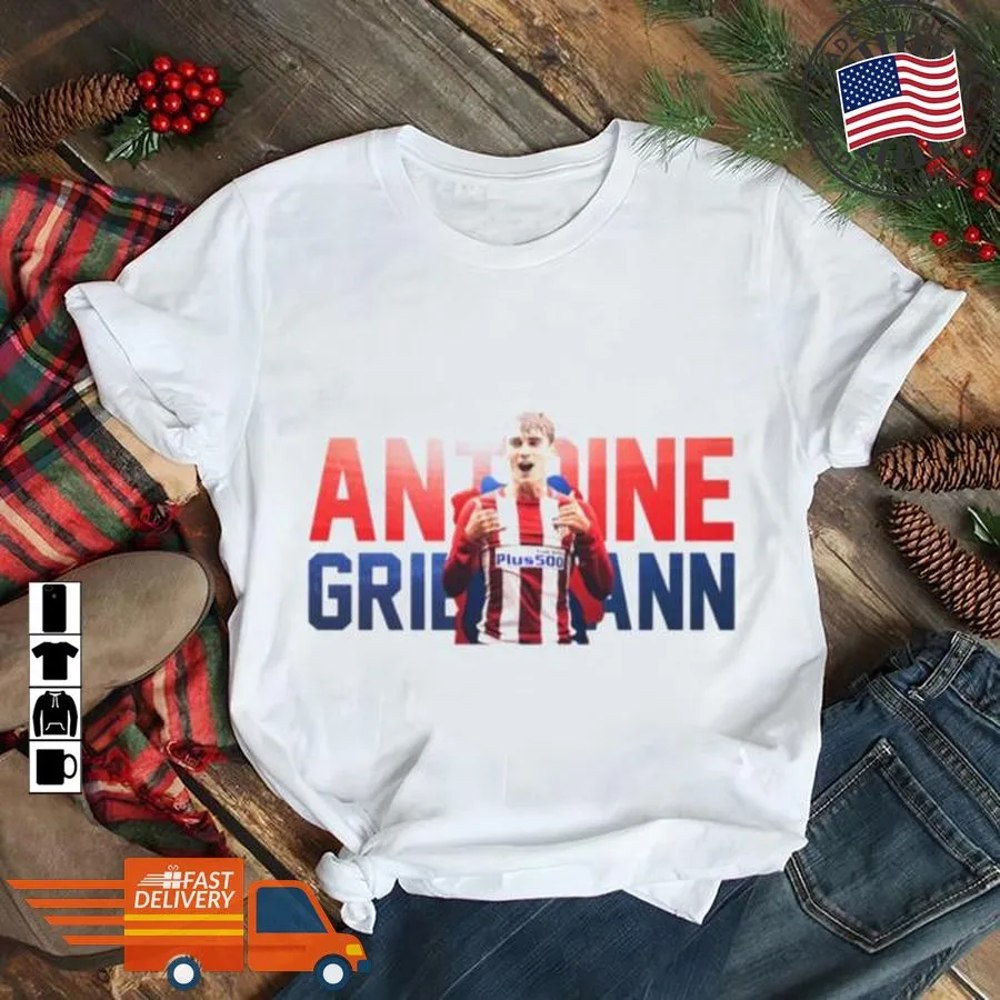 Free Style Typographic Design Antoine Griezmann Football Shirt Women T-Shirt