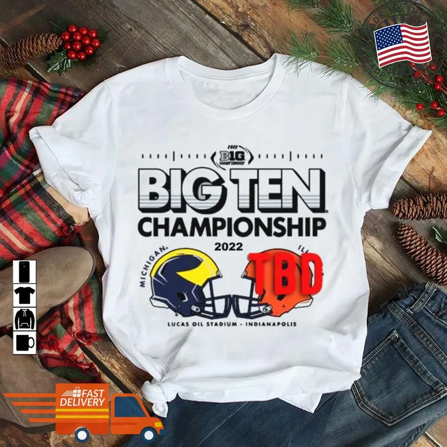 The cool University Of Michigan Big Ten Championship 2022 Head To Head Shirt Youth T-Shirt