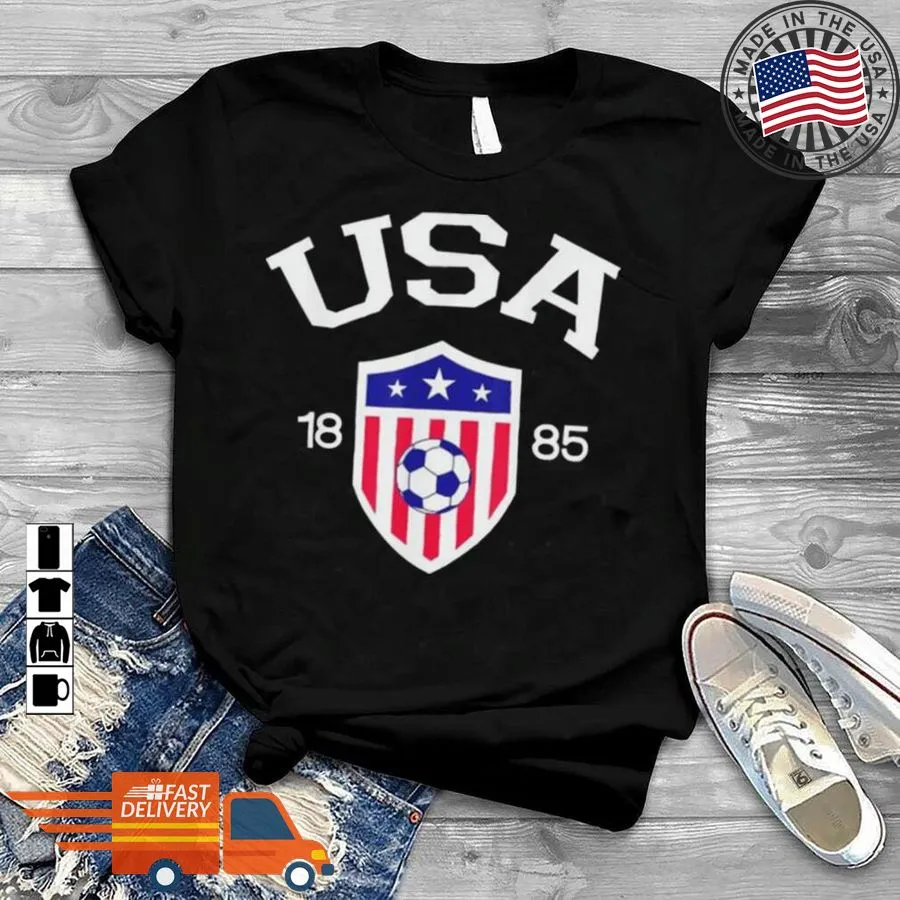 Oh Usa Soccer 1885 American Flag Football Lover T Shirt Long Sleeve