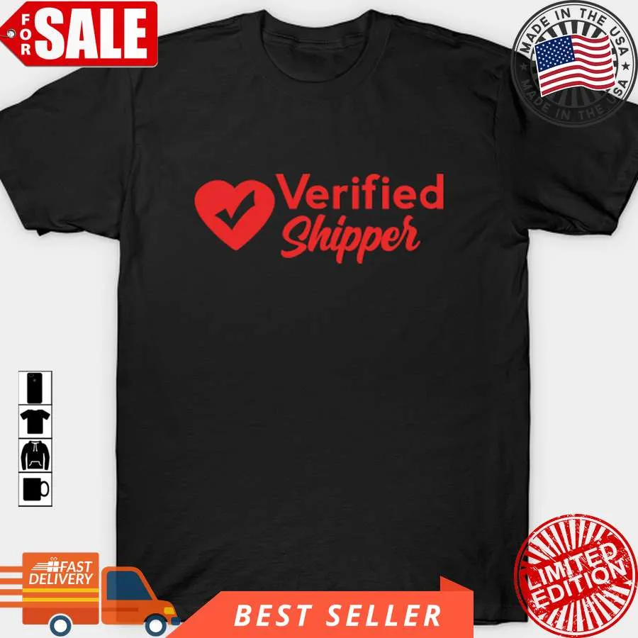 Awesome Verified Shipper T Shirt, Hoodie, Sweatshirt, Long Sleeve Size up S to 4XL