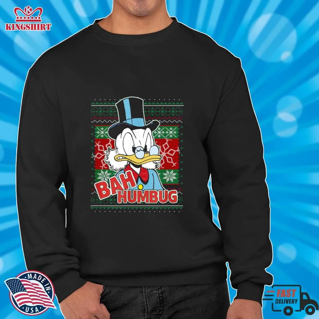 Official Bah Humbug Christmas Donald Duck Cartoon Shirt Shirt