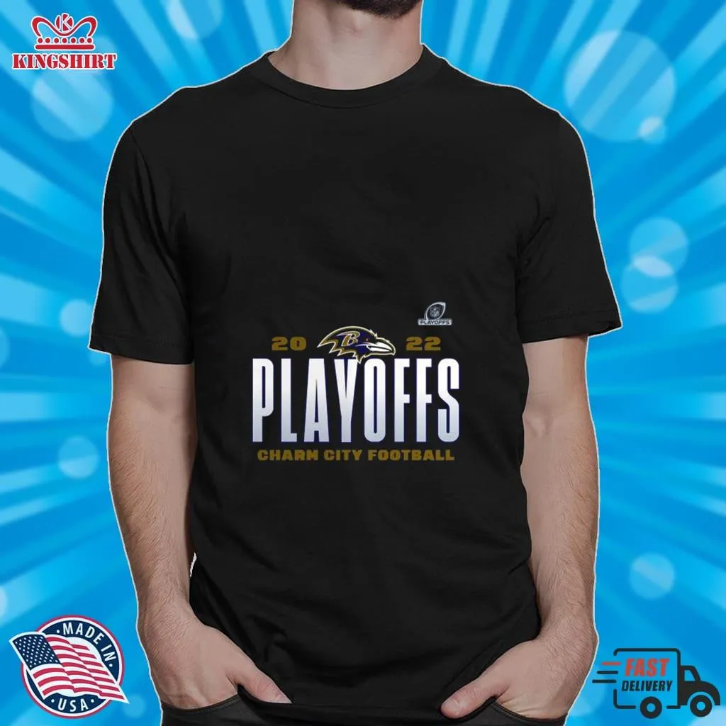 Vote Shirt Baltimore Ravens 2022 Nfl Playoffs Charm City Football Shirt Unisex Tshirt