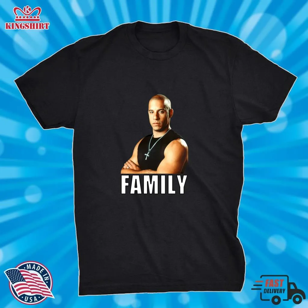 Romantic Style Dom Toretto Fast And Furious Family Meme Classic T Shirt Unisex Tshirt