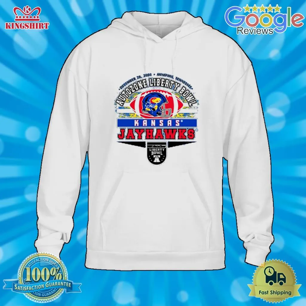 Pretium Kansas Jayhawks 2022 Autozone Liberty Bowl T Shirt Hoodie