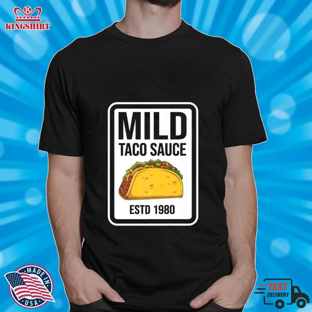 Vote Shirt Mild Taco Sauce Condiment Halloween Matching Costume Group Shirt V-Neck Unisex