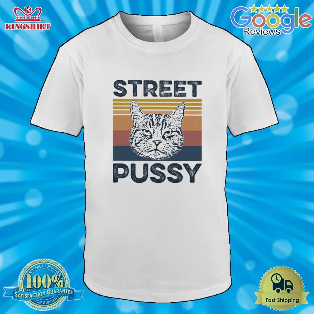 Oh Street Pussy Cat Vintage Shirt Long Sleeve