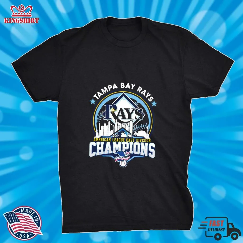 Original Tampa Bay Rays American League East Division Champions Shirt Size up S to 4XL
