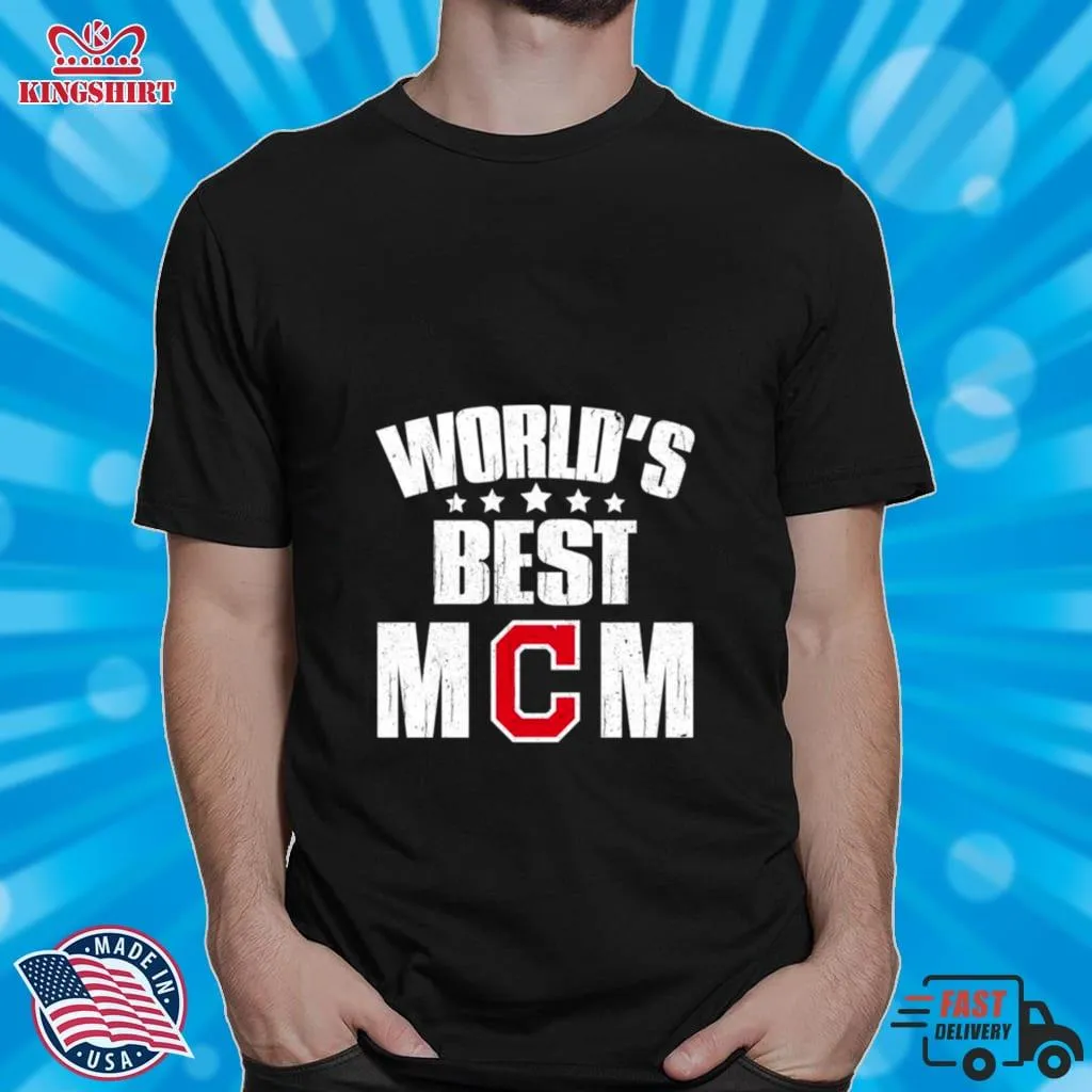 Oh WorldS Best Cleveland Indians Mom Shirt Long Sleeve