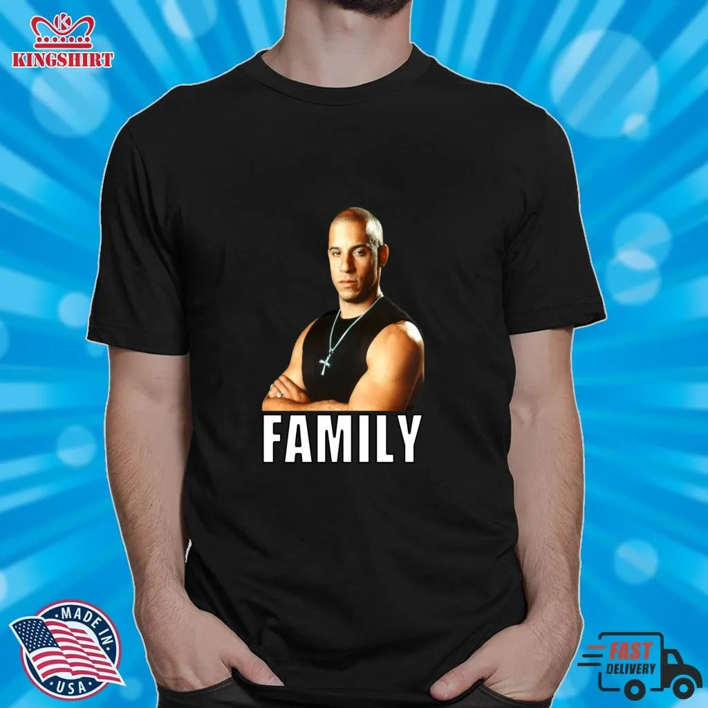 Romantic Style Dom Toretto Fast And Furious Family Meme Classic T Shirt Unisex Tshirt