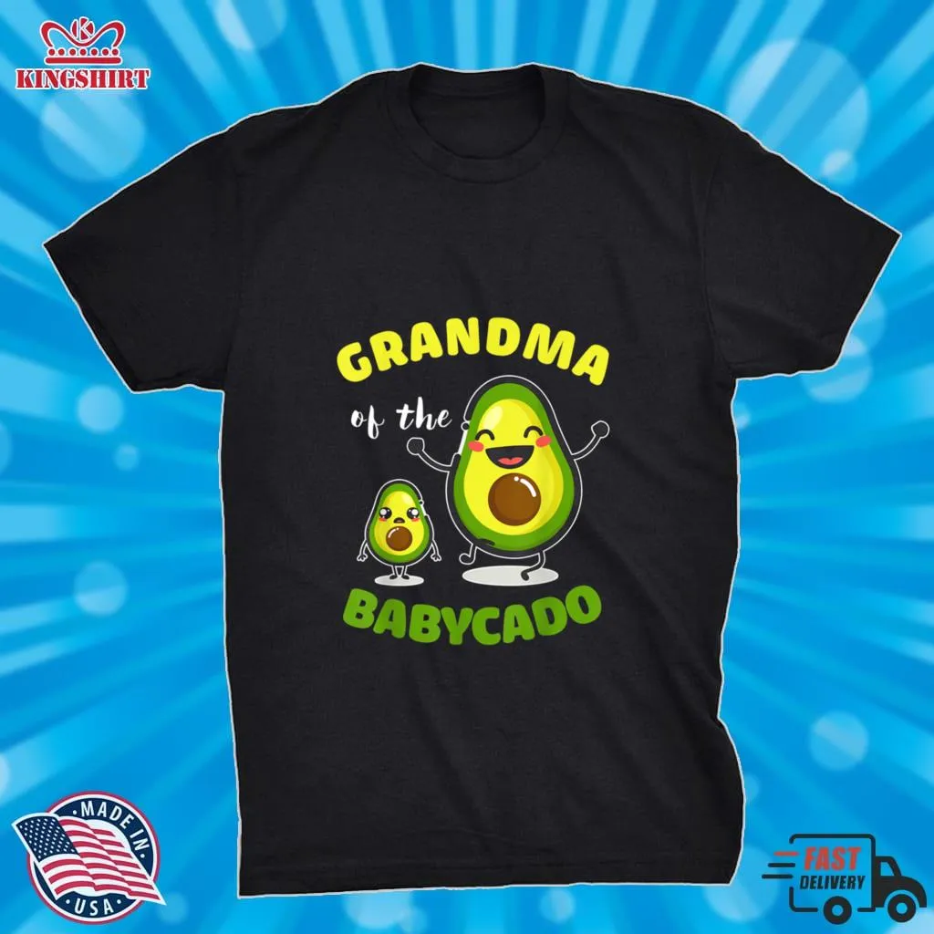 Hot Grandma Of The Babycado Avocado Family Matching Shirt Size up S to 4XL