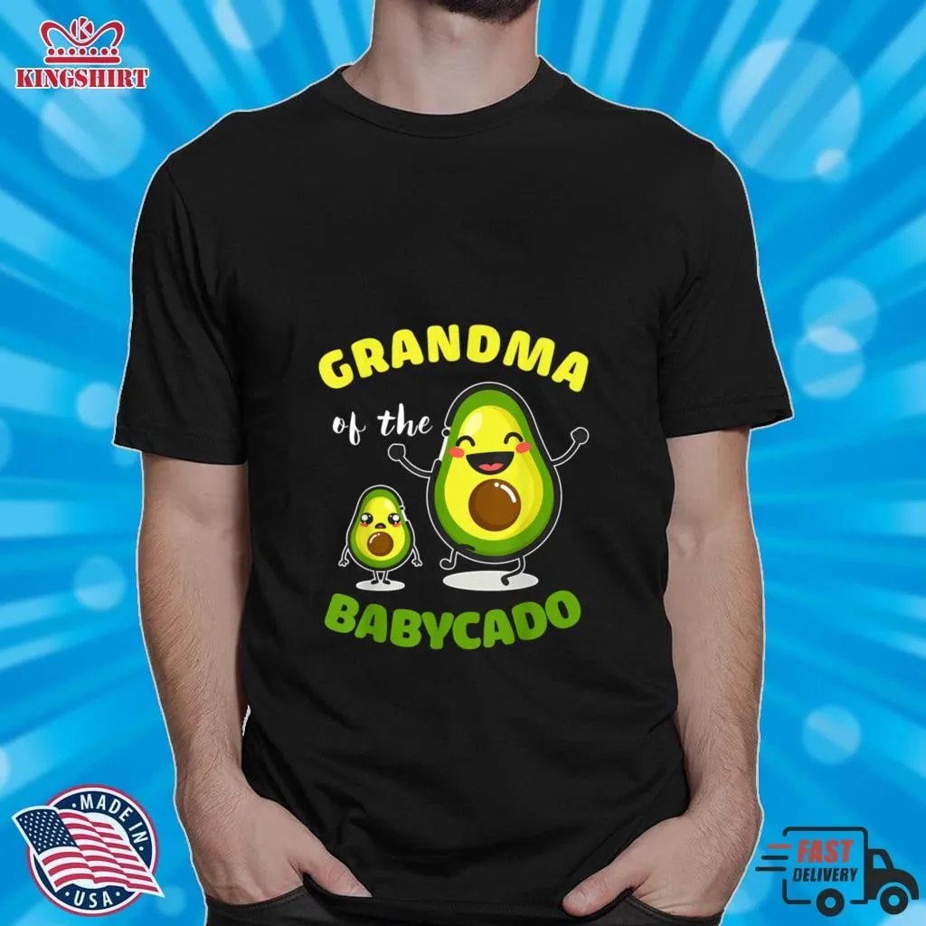Hot Grandma Of The Babycado Avocado Family Matching Shirt Size up S to 4XL