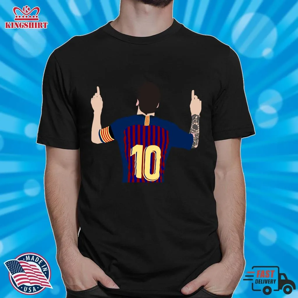 Awesome Lionel Messi Iconic Goal Celebration O44 Classic T Shirt Long Sleeve