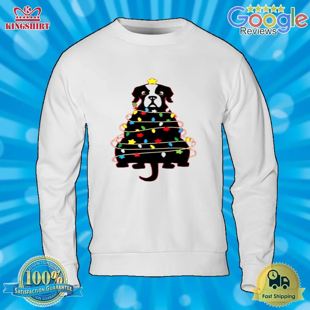 Oh Merry Cute Dog Christmas Light 2022 Shirt Size up S to 4XL