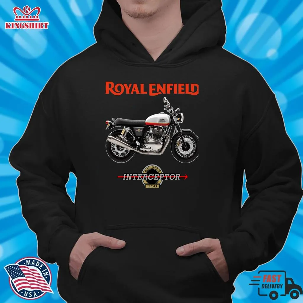 Official Royal Enfield Interceptor 650 Designs By FASHION THERAPY Classic T Shirt Shirt