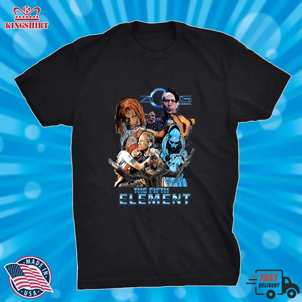 Romantic Style The Fifth Element Classic T Shirt V-Neck Unisex