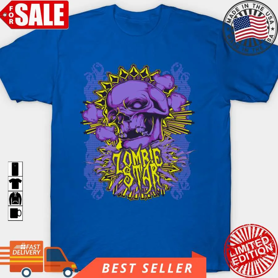 Hot Zombie Skull Crossed Bones T Shirt, Hoodie, Sweatshirt, Long Sleeve