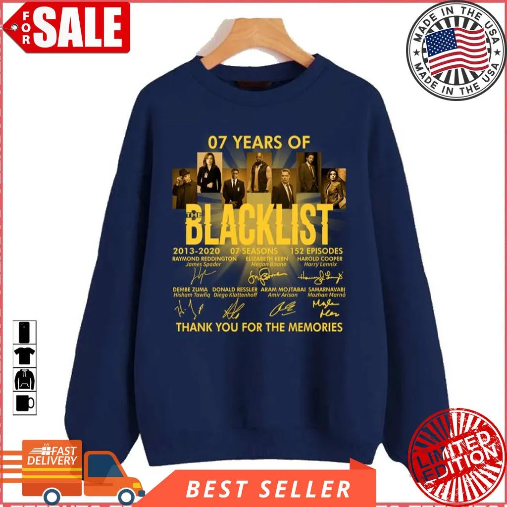 07 Years Of The Blacklist Anniversary Unisex Sweatshirt Unisex Tshirt