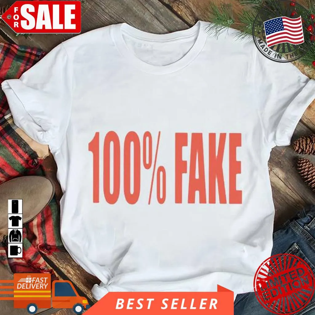 100% Fake Shirt Fitted T-shirt