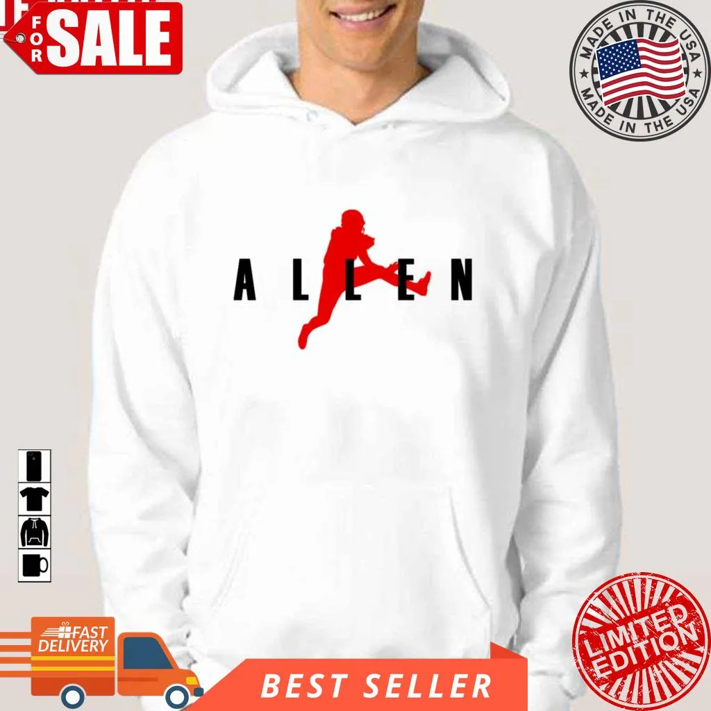 Air Allen Red Black Josh Allen Unisex Hoodie Ecofriendly T-shirt