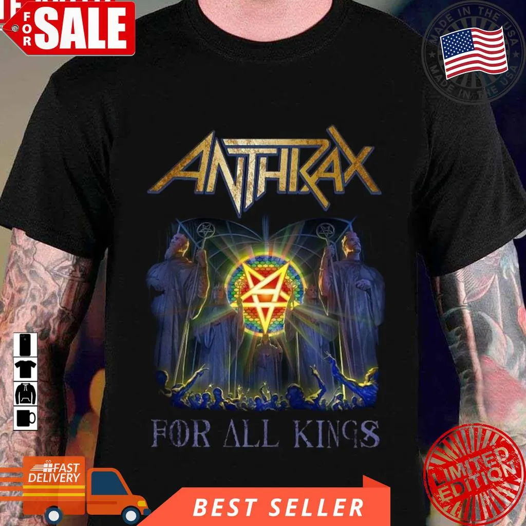 Attack Of The Killer B's Anthrax For All Kings Unisex T Shirt Fitted T-shirt