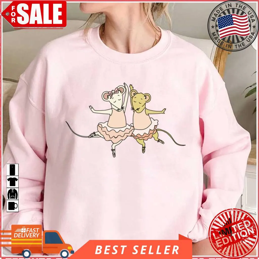 Ballerina Mouse And Anya Friend Art Unisex Sweatshirt Unisex Tshirt