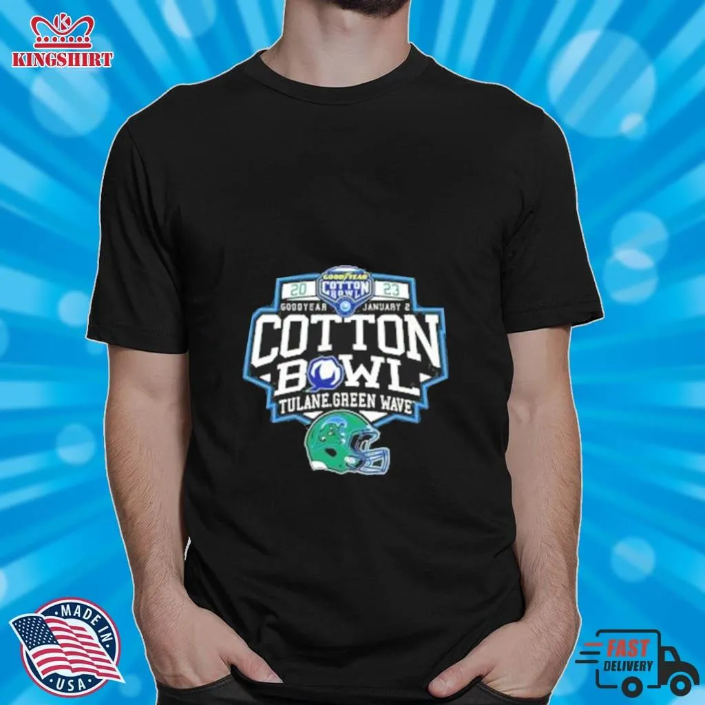 Tulane Green Wave 2023 Cotton Bowl Gameday Stadium Vintage Shirt Vintage T-shirt