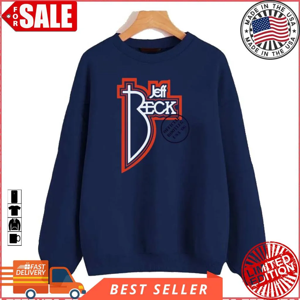 Bootleg Usa Official Jeff Beck Unisex Sweatshirt Slim Fit T-shirt
