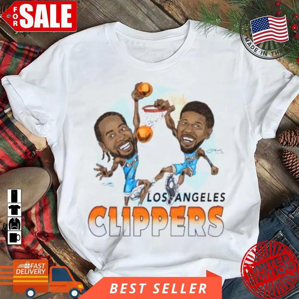 Love Shirt Caricature Los Angeles Clippers Shirt Size up S to 4XL
