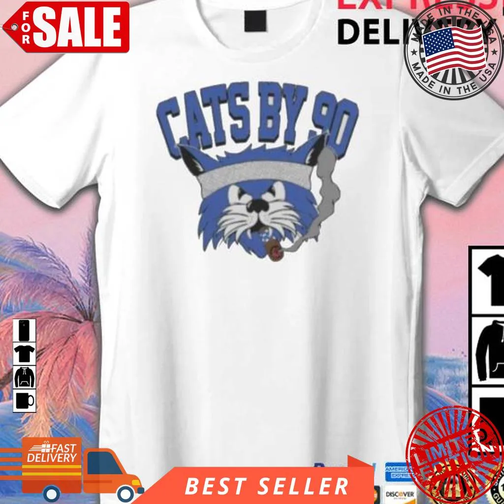 Cats By 90 Ky Basketball Classic Shirt Fitted T-shirt