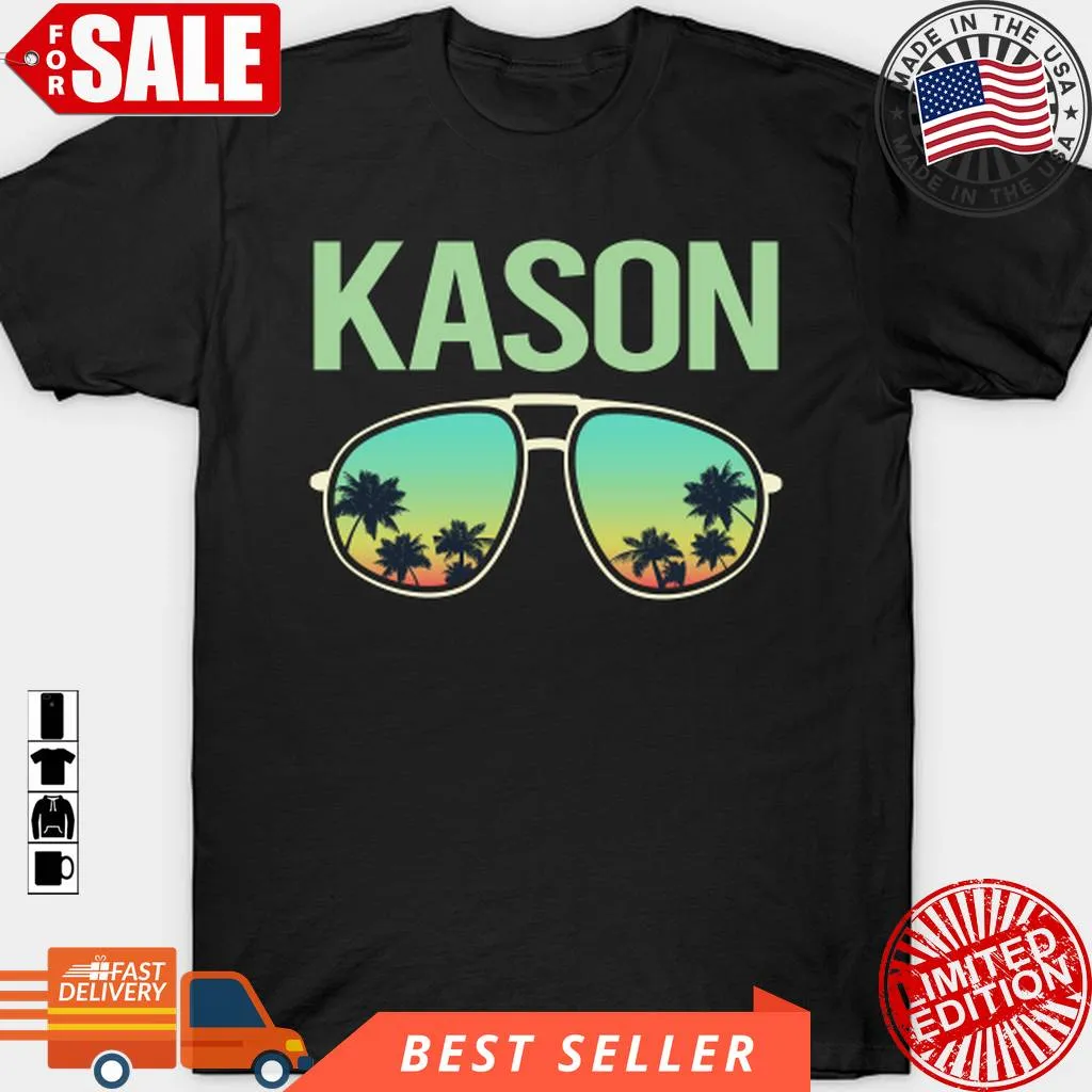 Cool Glasses   Kason Name T Shirt, Hoodie, Sweatshirt, Long Sleeve Ecofriendly T-shirt