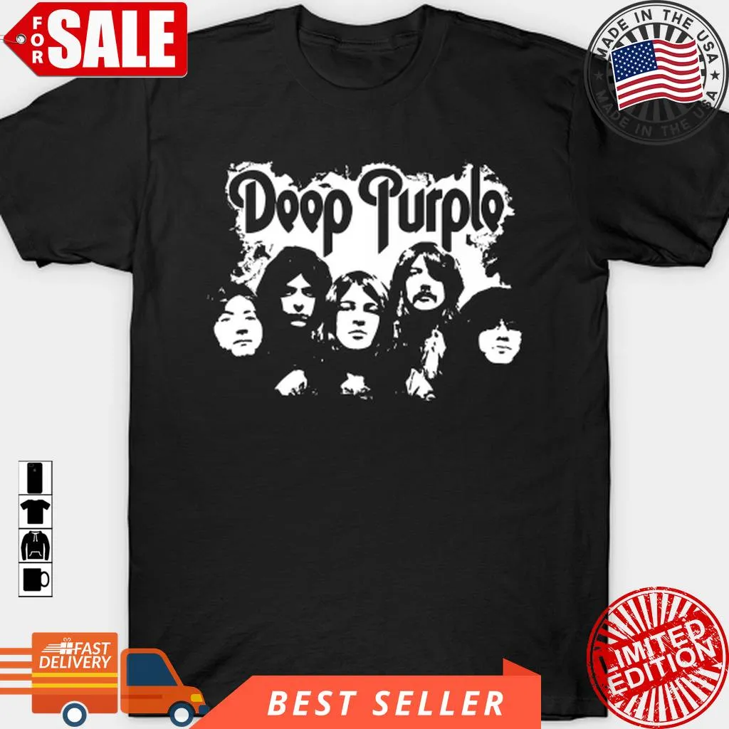 Deep Purple T Shirt, Hoodie, Sweatshirt, Long Sleeve Slim Fit T-shirt