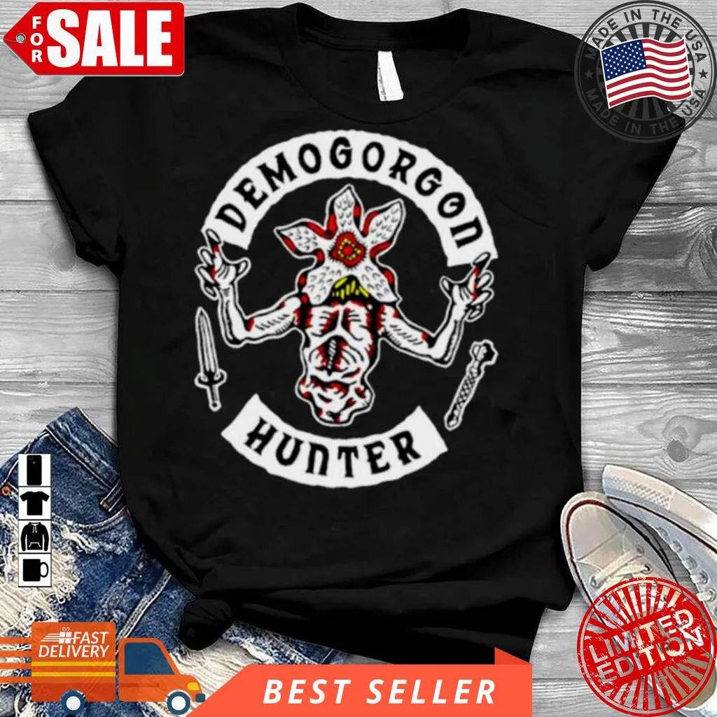 Demogorgon Hunter Stranger Things Shirt Fitted T-shirt