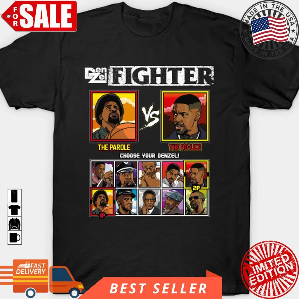 Denzel Fighter   Denzel Washington Vs T Shirt, Hoodie, Sweatshirt, Long Sleeve Size up S to 4XL