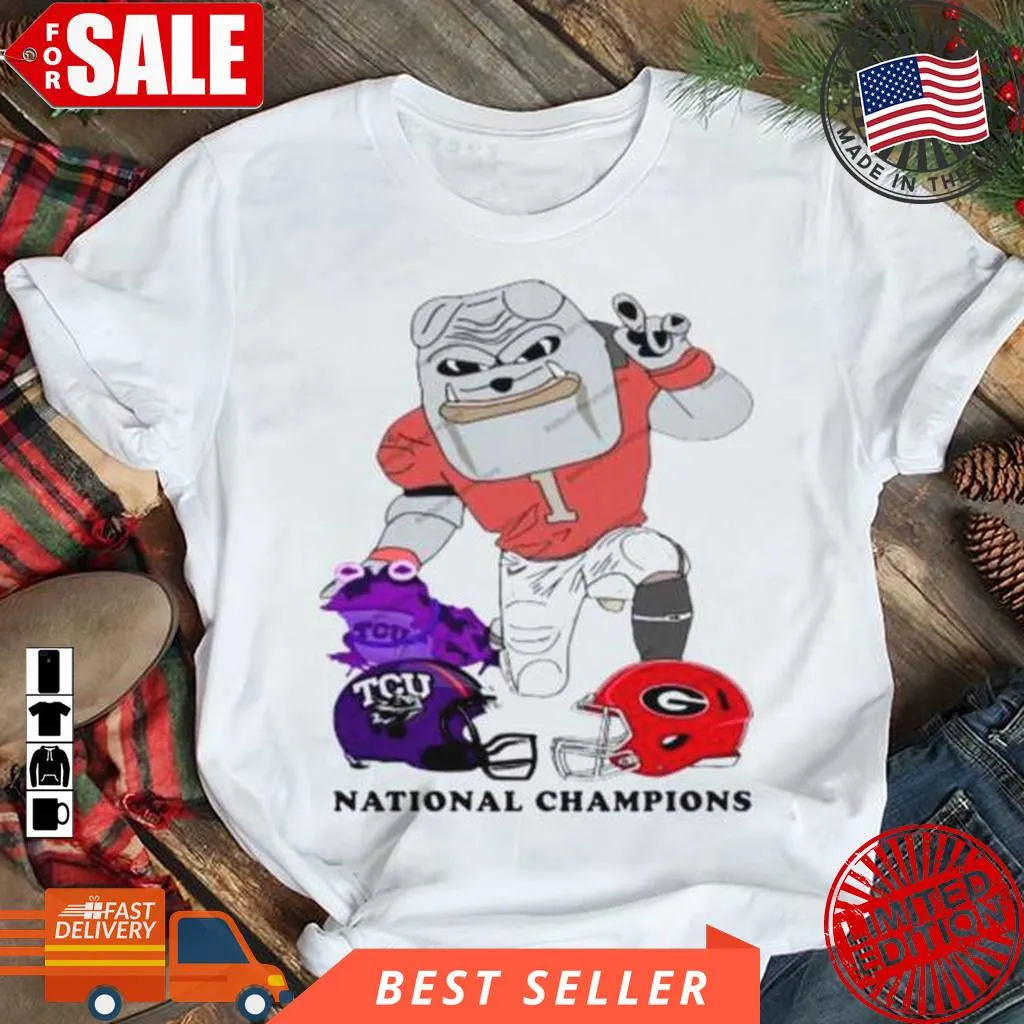 Georgia Uga Vs Tcu National Champions Shirt Unisex Tshirt