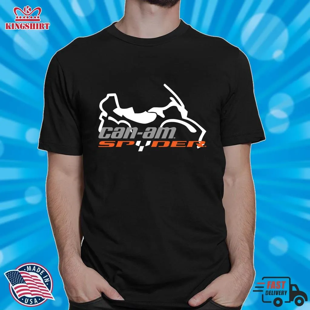 Funny Can Am Spyder Silhouette Logo Classic T Shirt Plus Size