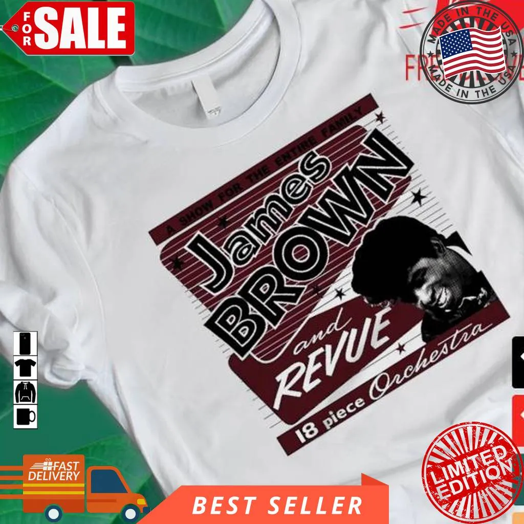 James Brown 18 Piece Orchestra Shirts Plus Size