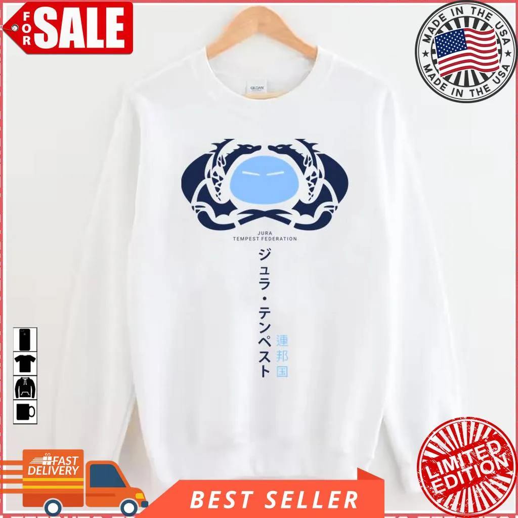 Kanji Logo Jura Tempest Tensei Shitara Slime Unisex Sweatshirt Vintage T-shirt