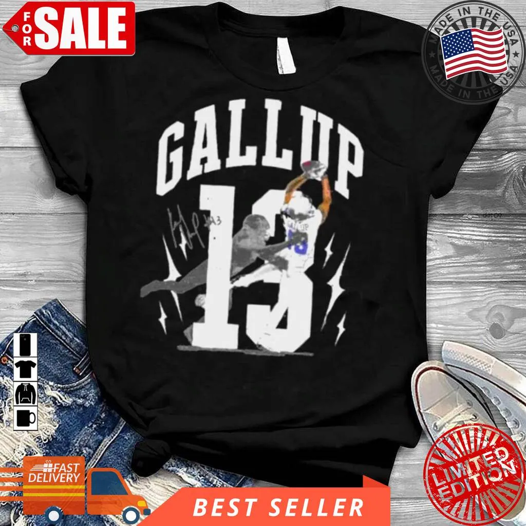 Michael Gallup 13 Dallas Cowboys Catch Shirt Slim Fit T-shirt