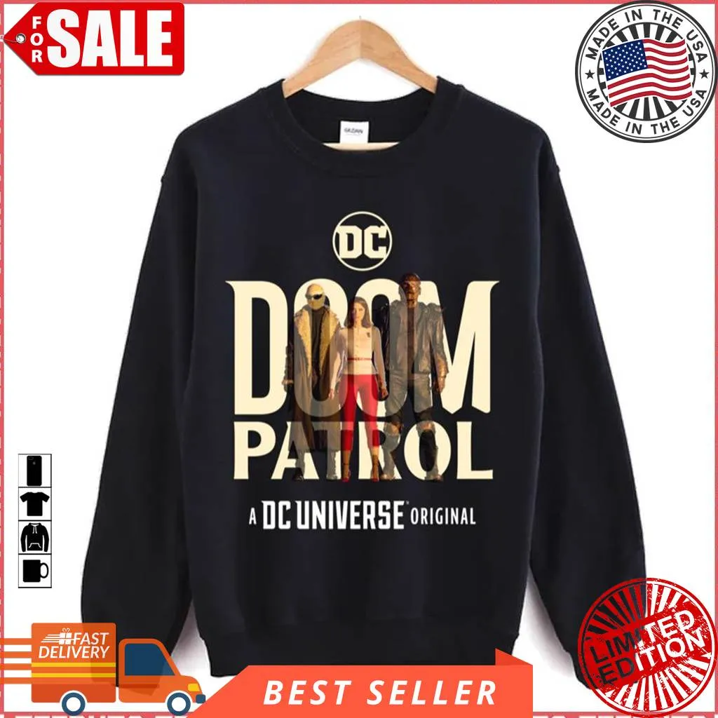 Mukiday Funny Series Doom Patrol Unisex Sweatshirt Size up S to 4XL