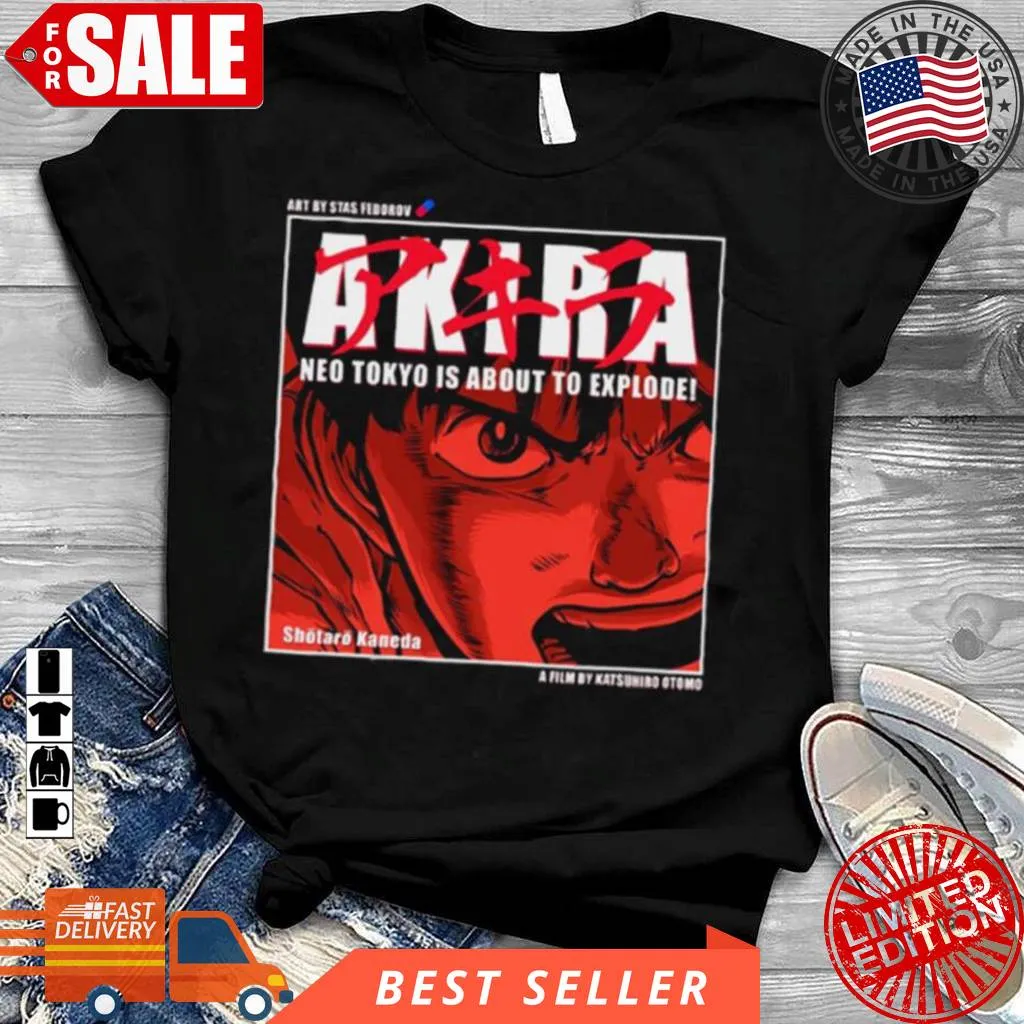 Neo Tokyo Is About To Explode Akira Anime Shirt Ecofriendly T-shirt