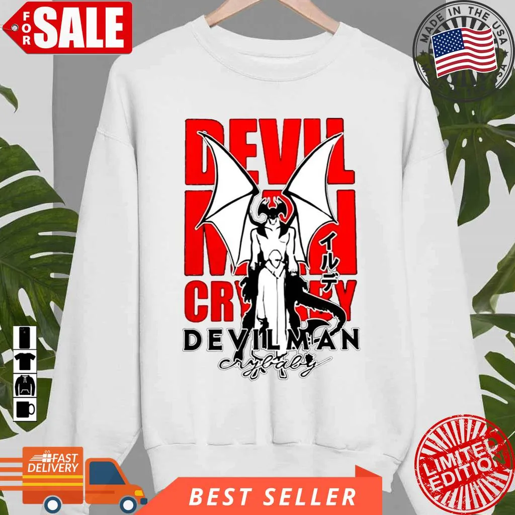 Netflix Favorite Anime Devilman Crybaby Anime Unisex Sweatshirt Vintage T-shirt