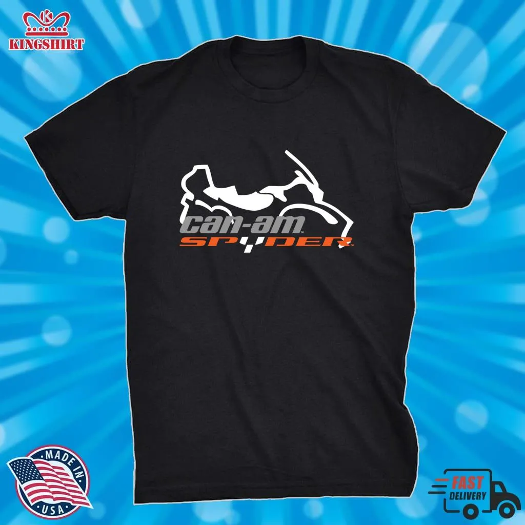 Funny Can Am Spyder Silhouette Logo Classic T Shirt Plus Size
