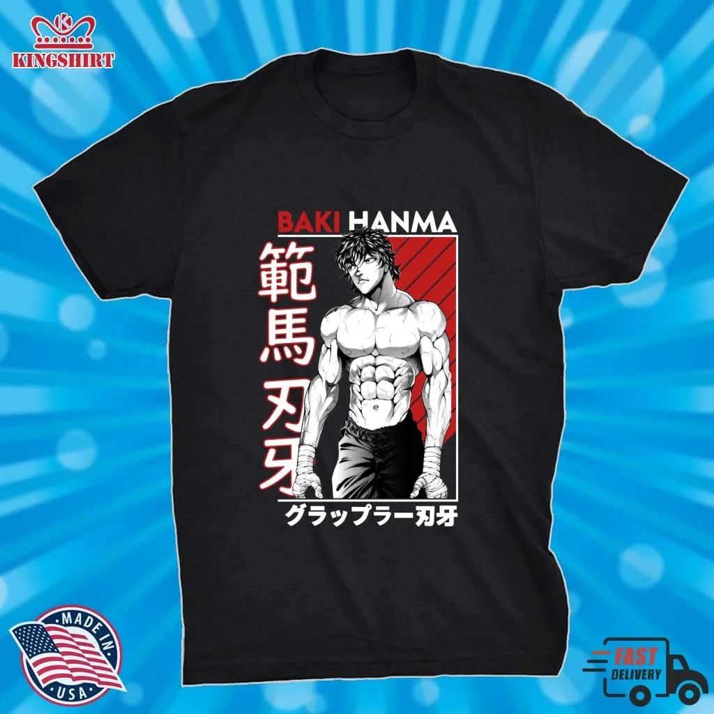 Awesome Baki Hanma Classic T Shirt Size up S to 4XL